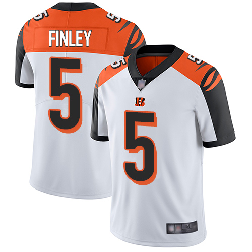 Cincinnati Bengals Limited White Men Ryan Finley Road Jersey NFL Footballl #5 Vapor Untouchable
